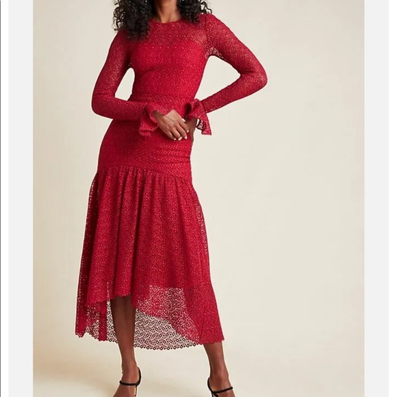 Monique Lhuillier Dresses & Skirts - ML MONIQUE LHUILLIER KARINA LACE MIDI DRESS